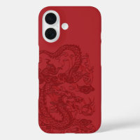 Dragon coréen chinois d'Asie rouge