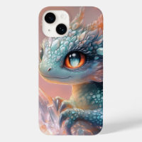 Dragon de bébé adorable avec Gem de cristal : Art