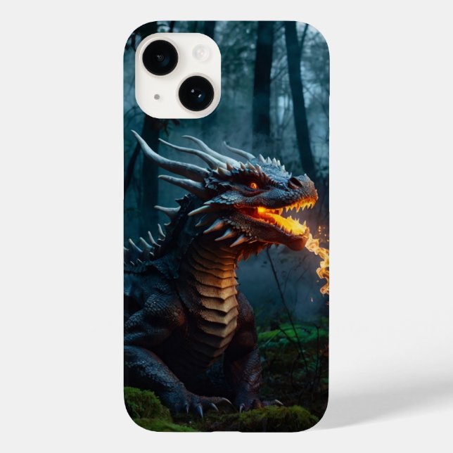Coques Case-Mate iPhone Dragon de forêt (Verso)
