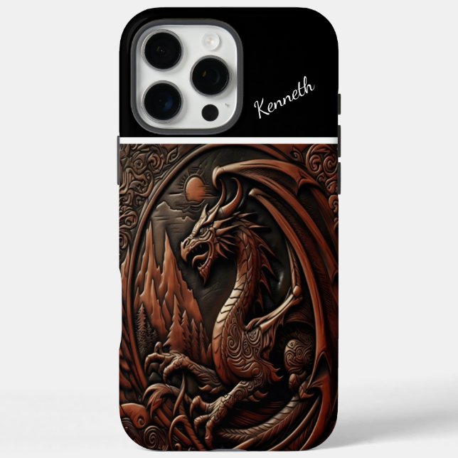 Coques Case-Mate iPhone Dragon de montagne (Verso)