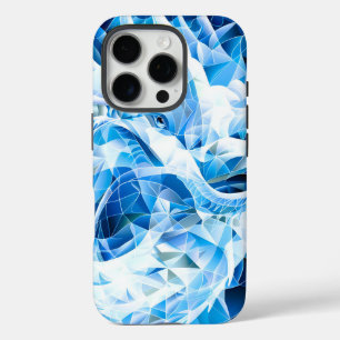 Coques iPhone 16 Pro Dragon de Mosaïque Ciel Bleu