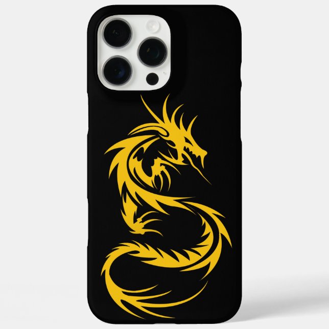 Coques Case-Mate iPhone Dragon d'or (Verso)