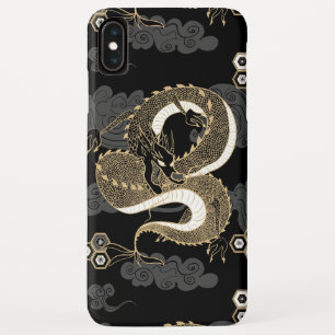 Case-Mate iPhone Case Dragon japonais noir et or