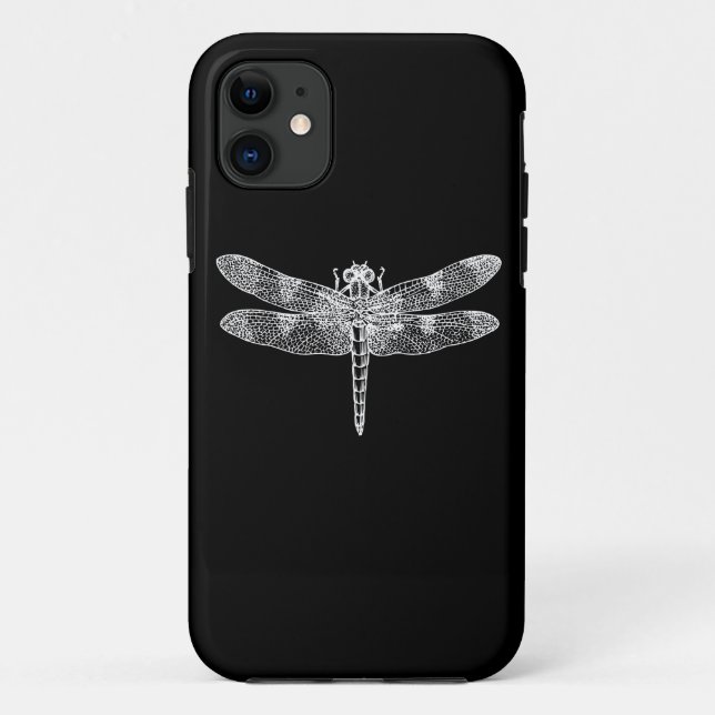 Coques Case-Mate iPhone Dragonfly (blanc) (Dos)
