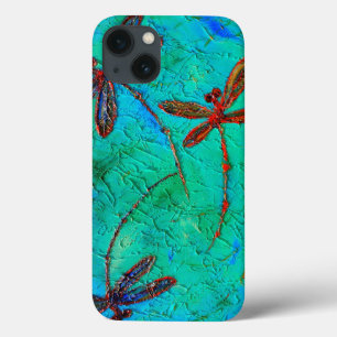 iPhone 13 Case Dragonfly Dance
