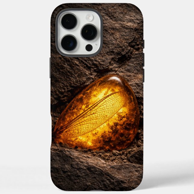 Coques Case-Mate iPhone Dragonfly Wing in Amber (Verso)