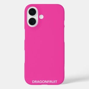Coques iPhone 16 Dragonfruit pink color