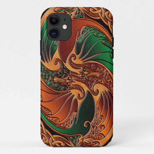 Coques Case-Mate iPhone Dragons celtiques (Dos)
