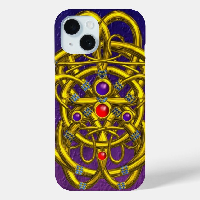 Coques Case-Mate iPhone DRAGONS DOUCES Bleu pourpre (Verso)
