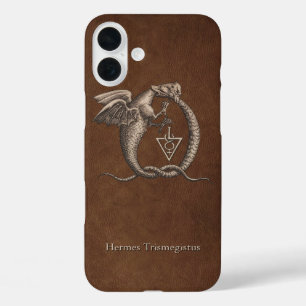 Coques iPhone 16 Plus Dragons magiques Ouroboros avec nom