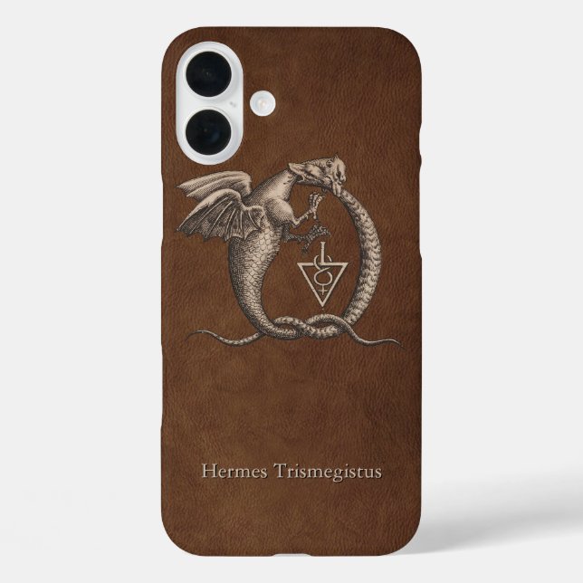 Coques Case-Mate iPhone Dragons magiques Ouroboros avec nom (Verso)