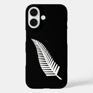 Coques iPhone 16 Drapeau à fougère argentée (NZ)