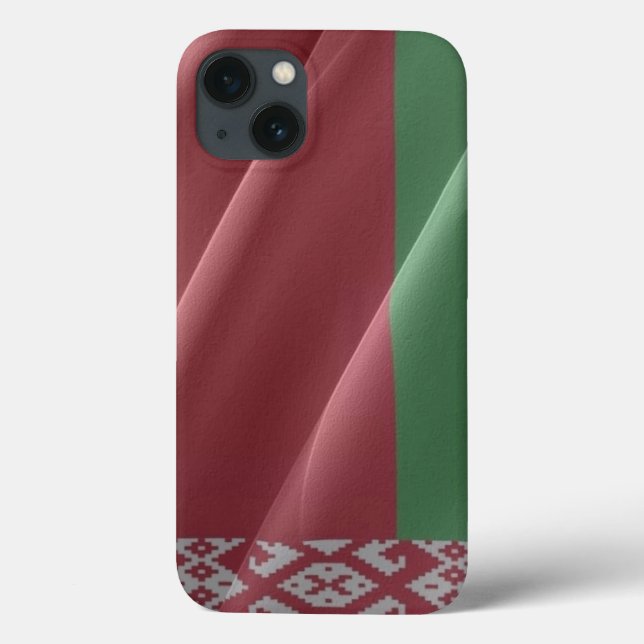 Coques Case-Mate iPhone Drapeau agitant le Belarus - (Verso)