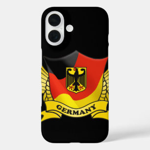 Coques iPhone 16 Drapeau Allemagne