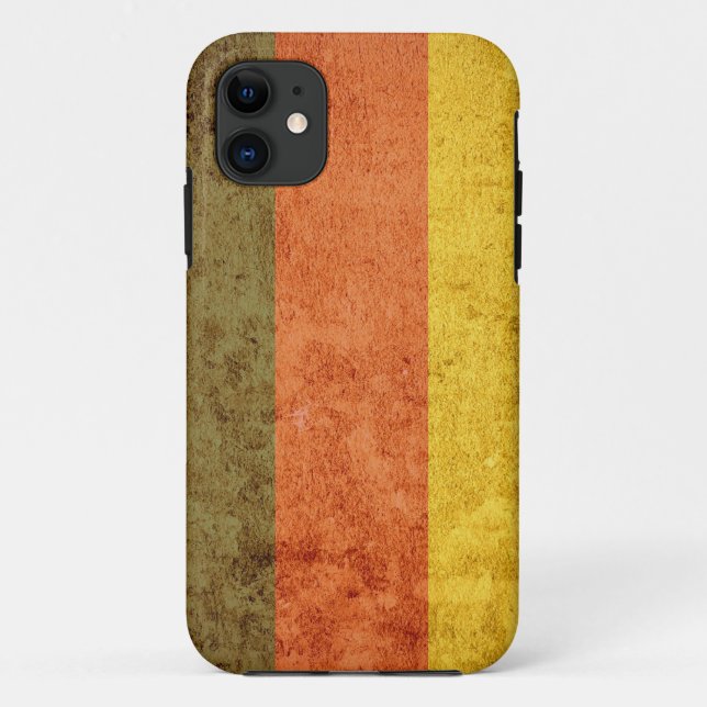 Coques Case-Mate iPhone Drapeau Allemagne - Grunge (Dos)