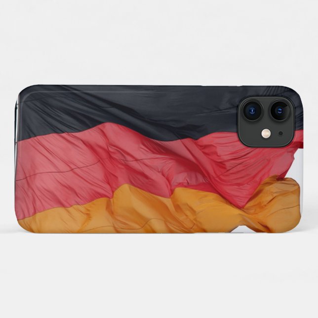 Coques Case-Mate iPhone drapeau allemand (Dos (Horizontal))