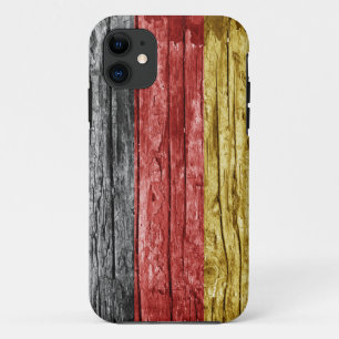 Case-Mate iPhone Case drapeau allemand en bois