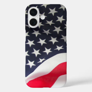 Coques iPhone 16 Drapeau américain