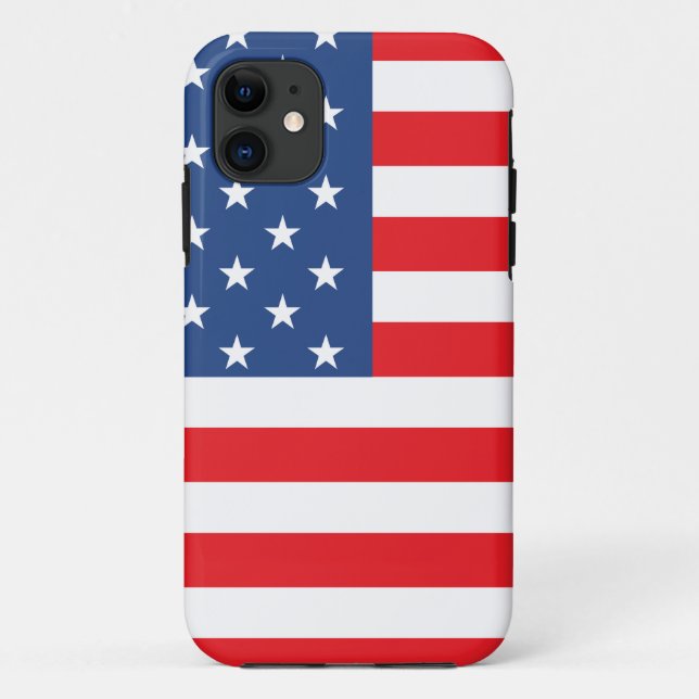 Coques Case-Mate iPhone Drapeau américain (Dos)
