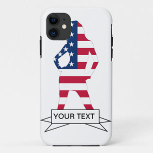 Coque iPhone 11 Drapeau américain