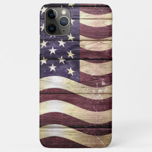 Case-Mate iPhone Case Drapeau américain bois Vintage