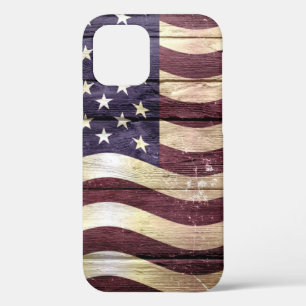 Case-Mate iPhone Case Drapeau américain bois Vintage #2