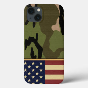Coques Pour iPhone Drapeau américain Camo