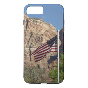 Coques Pour iPhone Drapeau américain dans le Parc national de Sion I
