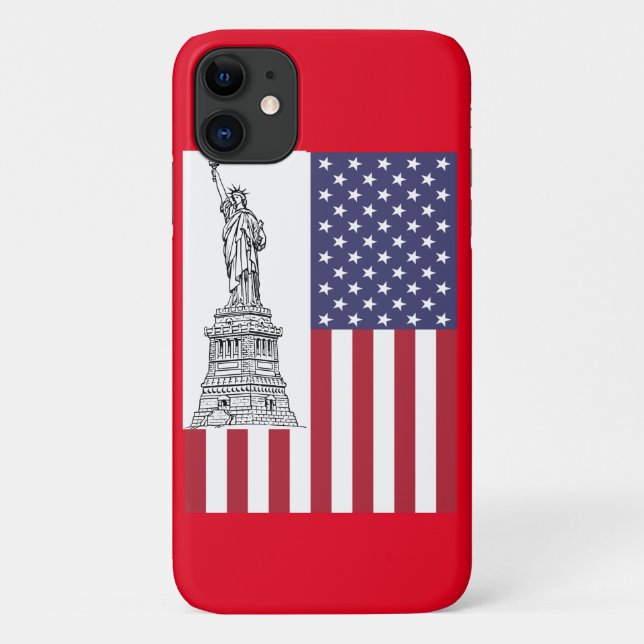 Coques Case-Mate iPhone Drapeau américain de la liberté (Dos)