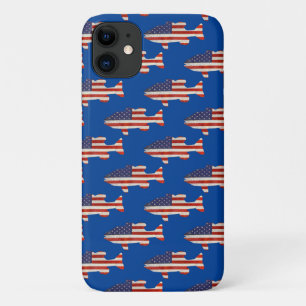 Case-Mate iPhone Case Drapeau américain en bleu