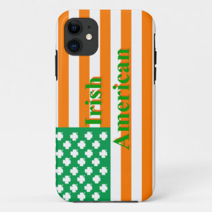 Coques Pour iPhone Drapeau américain irlandais
