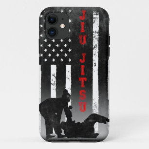 Case-Mate iPhone Case Drapeau américain Jiu Jitsu noir