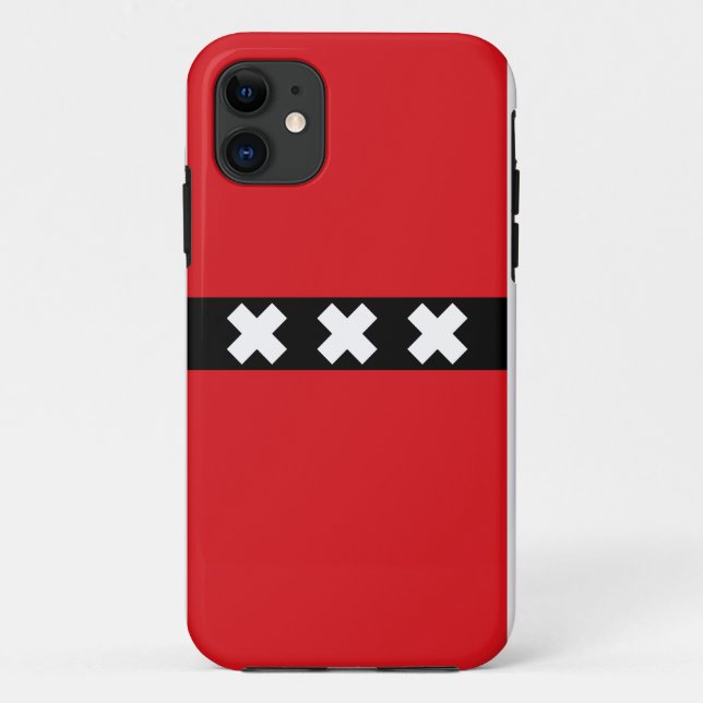 Coques Case-Mate iPhone Drapeau Amsterdam (Dos)