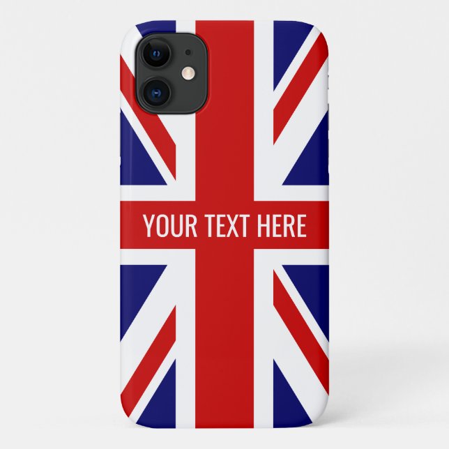 Coques Case-Mate iPhone Drapeau anglais de la Union Jack (Dos)