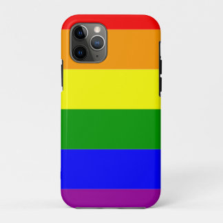 Coque iPhone 11 Pro Drapeau arc-en-ciel gay pride