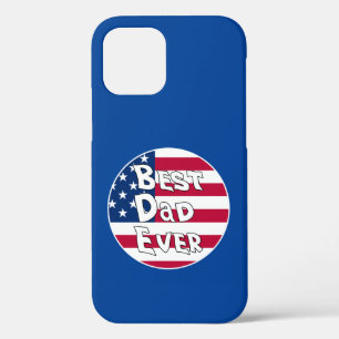Case-Mate iPhone Case Drapeau Best Papa Ever USA