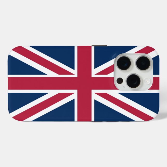 Coques Case-Mate iPhone Drapeau britannique (Verso (horizontal))