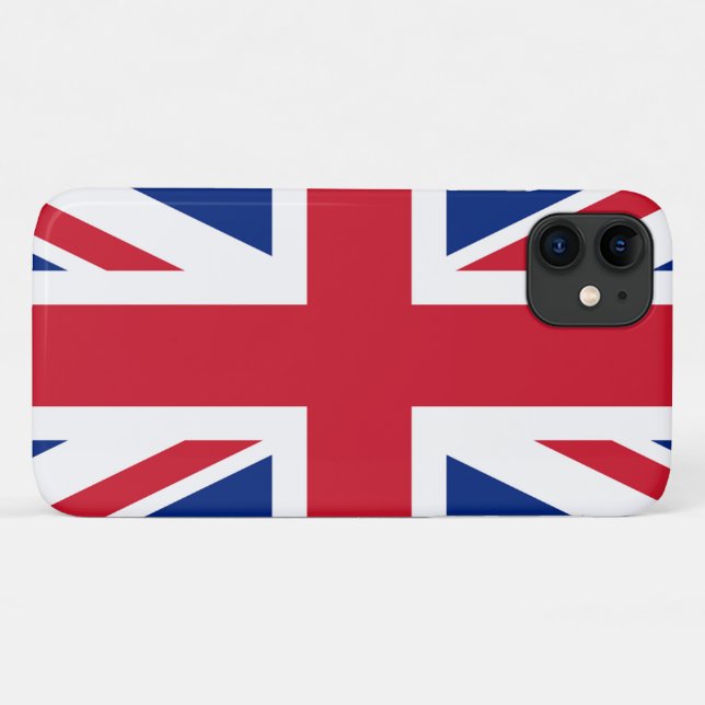 Coques Case-Mate iPhone Drapeau britannique (Dos (Horizontal))