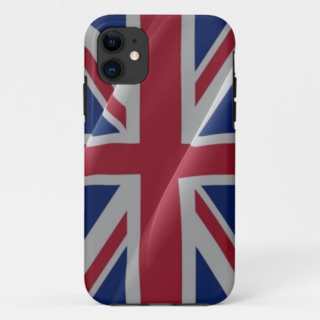 Coques Case-Mate iPhone drapeau britannique flottant - (Dos)