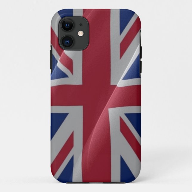 Coques Case-Mate iPhone drapeau britannique flottant - (Dos)