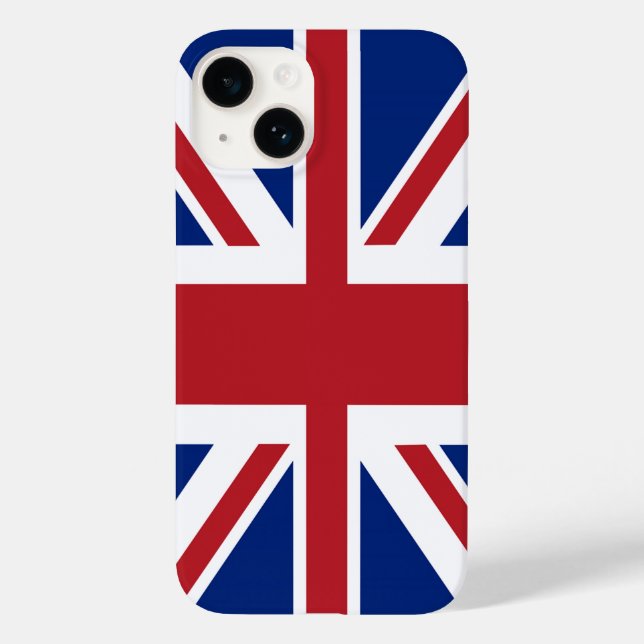 Coques Case-Mate iPhone Drapeau britannique Union Jack (Verso)