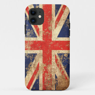 Coques Pour iPhone Drapeau britannique vintage âgé rugueux