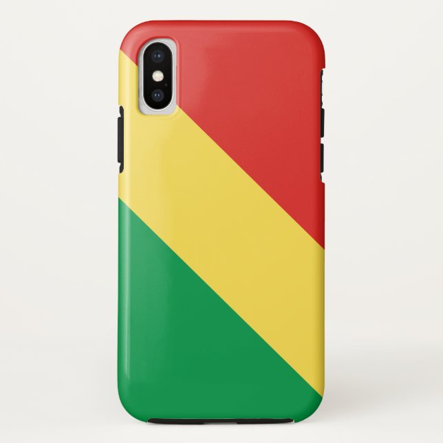 Coques Case-Mate iPhone Drapeau Congo-Brazzaville (Dos)