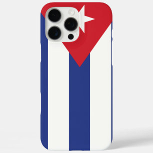 Coques iPhone 16 Pro Max Drapeau CUBA personnalisable