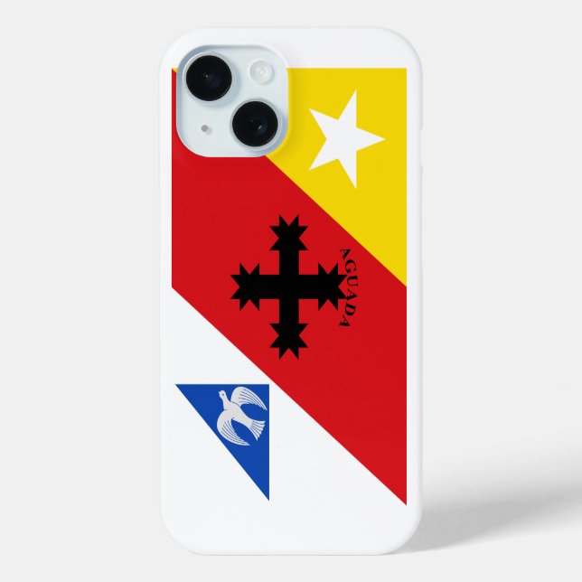 Coques Case-Mate iPhone Drapeau d'Aguada, Porto Rico (Verso)