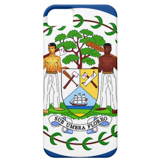 Coques Case-Mate iPhone Drapeau de Belize (Dos)