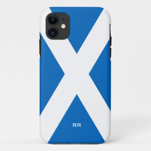 Coque Case-Mate Pour iPhone Drapeau de blanc de l'Ecosse Saltire sur Saint