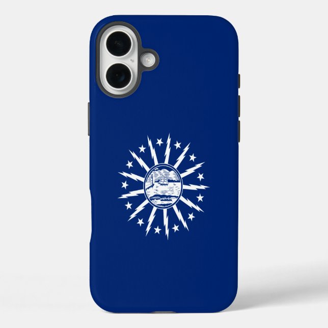 Coques Case-Mate iPhone Drapeau de Buffalo, New York (Verso)