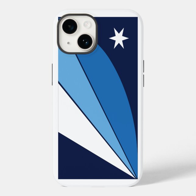 Coques Case-Mate iPhone Drapeau de Columbia, Caroline du Sud (Verso)