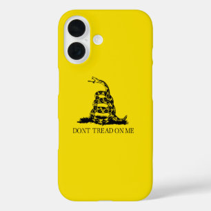 Coques iPhone 16 Drapeau de crotale de Gadsden : Guerre révolutionn